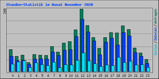 Stunden-Statistik im Monat November 2020